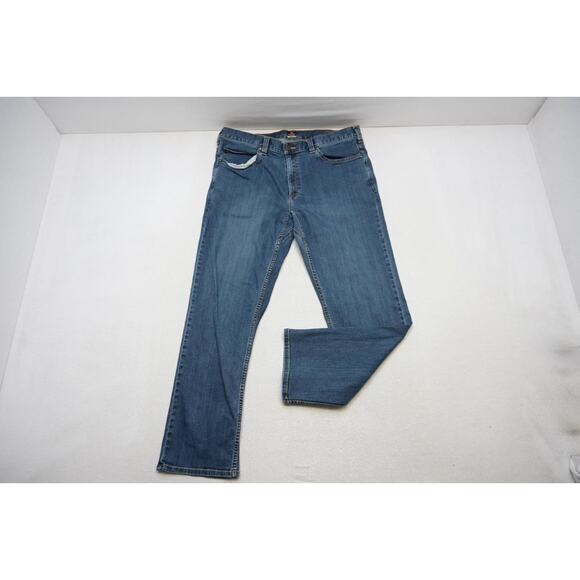 Ridgecut Toughwear Straight Rugged Stretch Denim Blue Jeans Mens Sz 40 x 32 - Picture 1 of 8